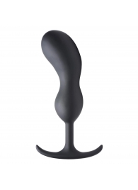 Черный массажер простаты с утяжелителями Premium Silicone Weighted Prostate Plug XL - 20,8 см. - XR Brands - в Норильске купить с доставкой