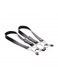 Ремни с зажимами для половых губ Spread Labia Spreader Straps with Clamps - XR Brands - купить с доставкой в Норильске