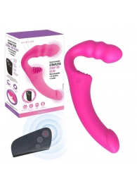 Розовый безремневой страпон Straples Strap-On Dildo - Erokay - купить с доставкой в Норильске