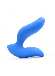 Синий вибромассажер простаты 3,5’’ Curve P-spot Massager - 12 см. - Erokay - в Норильске купить с доставкой