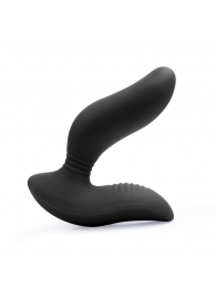 Черный вибромассажер простаты 3,5’’ Curve P-spot Massager - 12 см. - Erokay - в Норильске купить с доставкой