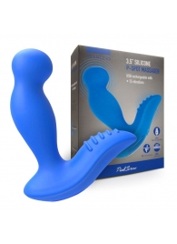 Синий вибромассажер простаты 3,5’’ P-spot Massager - 12,5 см. - Erokay - в Норильске купить с доставкой