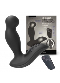 Черный вибромассажер простаты 3,5’’ Remote Control P-spot Massager - 12,5 см. - Erokay - в Норильске купить с доставкой