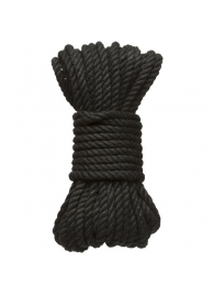 Черная верёвка для связывания и фиксации Bind Tie - 9,14 м. - Doc Johnson - купить с доставкой в Норильске