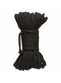 Черная верёвка для связывания и фиксации Bind Tie - 15,24 м. - Doc Johnson - купить с доставкой в Норильске
