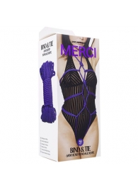 Фиолетовая верёвка для связывания и фиксации Bind Tie - 15,24 м. - Doc Johnson - купить с доставкой в Норильске