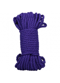 Фиолетовая верёвка для связывания и фиксации Bind Tie - 15,24 м. - Doc Johnson - купить с доставкой в Норильске