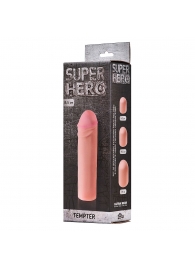 Фаллоудлинитель SUPER HERO Tempter - 16 см. - Lola Games - в Норильске купить с доставкой