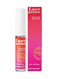 Возбуждающий блеск для губ Love Potion - 8 мл. - Love to Love - купить с доставкой в Норильске
