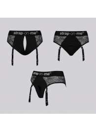 Трусики для фиксации насадок Strap-on-me Harness Lingerie Diva XS - Strap-on-me - купить с доставкой в Норильске
