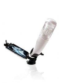 Перезаряжаемый мастурбатор-вагина с держателем для мобильных устройств Extreme Toyz Me - Pipedream - в Норильске купить с доставкой