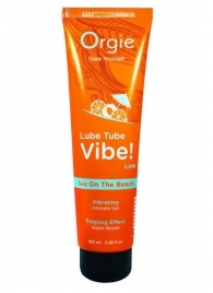 Гель с эффектом вибрации Lube Tube Vibe Low Sex On The Beach - 100 мл. - ORGIE - купить с доставкой в Норильске