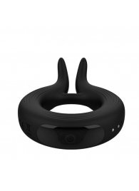 Черное эрекционное кольцо Marry Me Rechargeable Vibrating Cockring - Adrien Lastic - в Норильске купить с доставкой