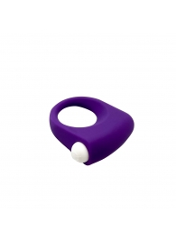 Фиолетовое эрекционное кольцо Puggle Vibrating Ring with Bullet - Adrien Lastic - в Норильске купить с доставкой