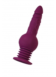 Фиолетовая мини-машина для секса Striker с пультом ДУ - 23,5 см. - ToyFa - купить с доставкой в Норильске