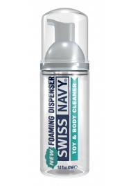 Очищающая пенка для игрушек и тела Toy   Body Cleaner Foamer - 47 мл. - Swiss navy - купить с доставкой в Норильске