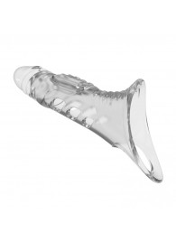 Прозрачная насадка на пенис - 22 см. - Baile - в Норильске купить с доставкой