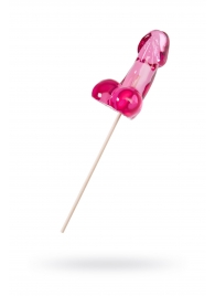 Розовый леденец в форме члена со вкусом айриш крим - 80 гр. - Sosuчki - купить с доставкой в Норильске