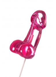 Розовый леденец в форме члена со вкусом айриш крим - 80 гр. - Sosuчki - купить с доставкой в Норильске