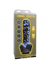 Черно-синяя мини-машина на присоске Tendril Thruster - 21,6 см. - Doc Johnson - купить с доставкой в Норильске