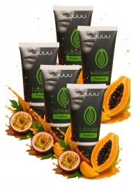 Набор из 5 съедобных лубрикантов JUJU со вкусом тропических фруктов - JuJu - купить с доставкой в Норильске
