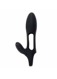 Черная насадка на пенис с вибрацией Nautilus - Zero Tolerance - в Норильске купить с доставкой