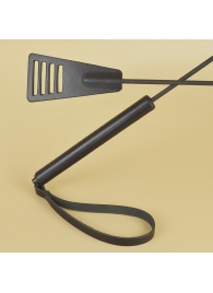 Черный кожаный стек «Сириус» - 60 см. - Sitabella - купить с доставкой в Норильске