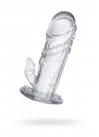 Прозрачная насадка на пенис Uco - 13 см. - A-toys - в Норильске купить с доставкой
