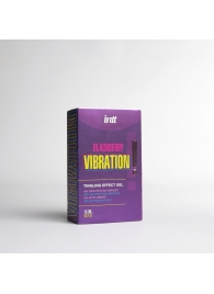 Стимулирующий гель с эффектом вибрации Blackberry Vibration - 15 мл. - INTT - купить с доставкой в Норильске
