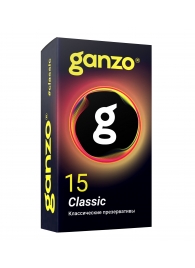 Классические презервативы с обильной смазкой Ganzo Classic - 15 шт. - Ganzo - купить с доставкой в Норильске