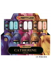 Набор из 15 мастурбаторов Catherine Olga - Baile - в Норильске купить с доставкой