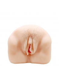 Телесный мастурбатор-вагина с оволосением и вибрацией - Baile - в Норильске купить с доставкой