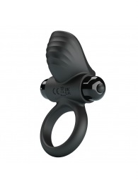 Черное эрекционное кольцо с вибрацией Adrien - Baile - в Норильске купить с доставкой