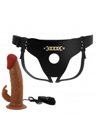 Мужской полый страпон с вибрацией Marion - Baile - купить с доставкой в Норильске