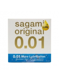 Увлажнённый презерватив Sagami Original 0.01 Extra Lub - 1 шт. - Sagami - купить с доставкой в Норильске