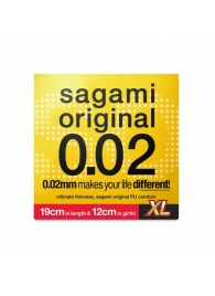 Презерватив увеличенного размера Sagami Original 0.02 XL-size - 1 шт. - Sagami - купить с доставкой в Норильске