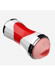 Двусторонний мастурбатор в колбе Power Grip Cup - вагина и ротик - Boys of Toys - в Норильске купить с доставкой