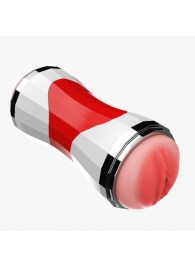 Двусторонний мастурбатор в колбе Power Grip Cup - вагина и ротик - Boys of Toys - в Норильске купить с доставкой