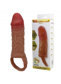 Реалистичная насадка на член Peirre - 15,5 см. - Baile - в Норильске купить с доставкой