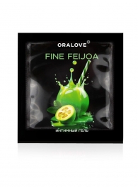 Саше съедобной оральной смазки OraLove с ароматом фейхоа - 3 гр. - Биоритм - купить с доставкой в Норильске