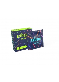 Светящиеся в темноте презервативы Expert Neon - 3 шт. - Expert - купить с доставкой в Норильске