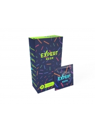 Светящиеся в темноте презервативы Expert Neon - 15 шт. - Expert - купить с доставкой в Норильске
