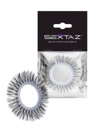 Круглое эрекционное кольцо с длинными «ресничками» - Sextaz - в Норильске купить с доставкой