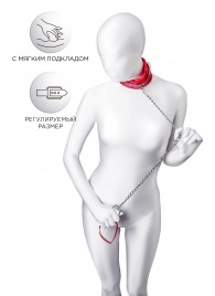 Красный ошейник с подкладкой из меха - ToyFa - купить с доставкой в Норильске