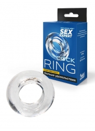 Прозрачное эрекционное кольцо-бублик - Sex Expert - в Норильске купить с доставкой