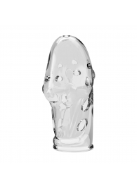 Прозрачная насадка на пенис Booker - 8 см. - Baile - в Норильске купить с доставкой