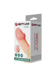 Телесная насадка на пенис Huel - 9 см. - Baile - в Норильске купить с доставкой