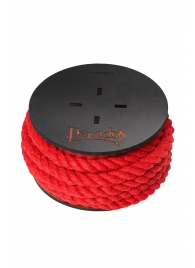 Красная веревка для шибари на катушке - 5 м. - Pecado - купить с доставкой в Норильске