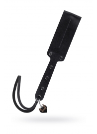 Черный кожаный пэддл - 32 см. - Pecado - купить с доставкой в Норильске