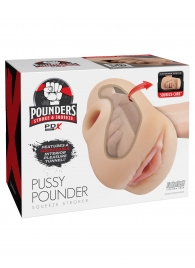Телесный мастурбатор-вагина Pussy Pounder Squeeze Stroker - Pipedream - в Норильске купить с доставкой